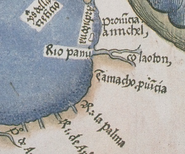 Section of the 1524 Nuremberg Map
