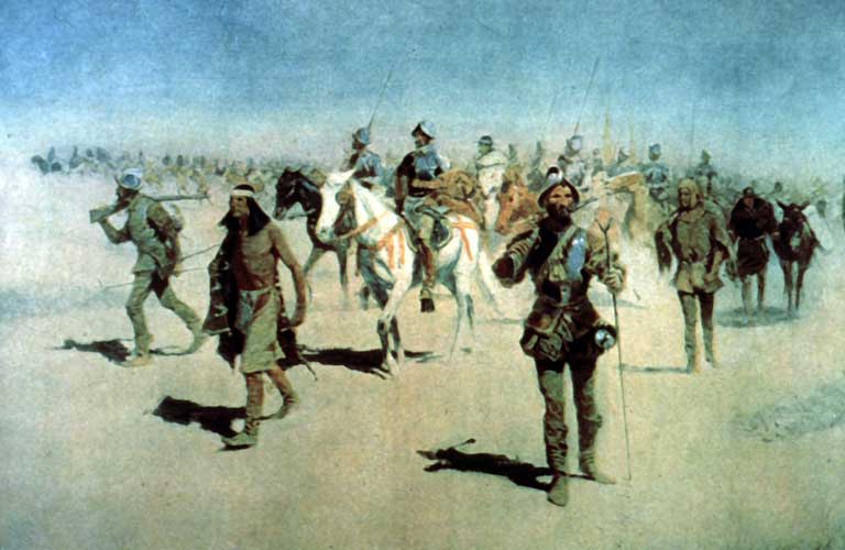 Coronado Sets Out to the North by Frederic Remington