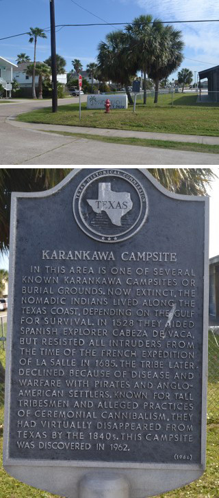 Karankawa Campsite Historical Marker