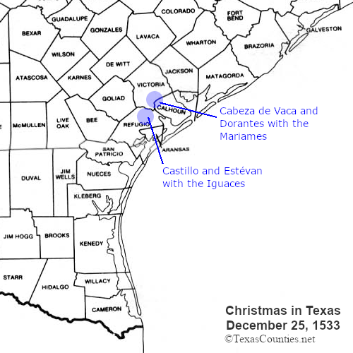 Christmas in Texas, 1533