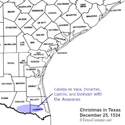 Christmas in Texas, 1534