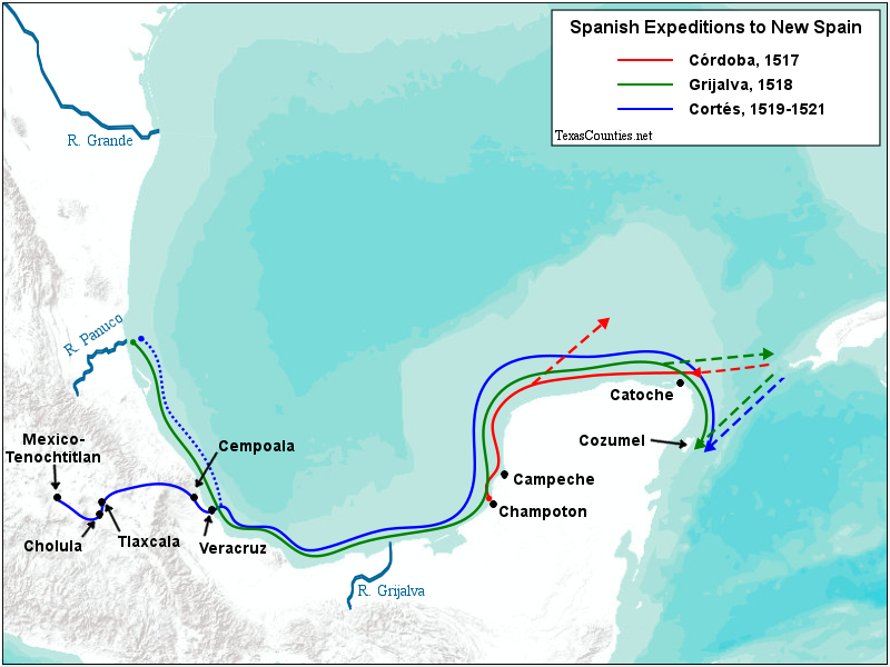 Spanish Expeditions to New Spain