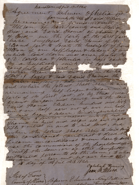 Ophelia Henning letter in Travis 1st-Class 60 grant file